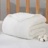 Cobertores bebê musselina quadrados cobertor algodão nascido inverno xadrez infantil na cama fralda banho
