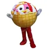 Christmas ice cream Mascot Costumes Halloween Fancy Party Dress Cartoon Character Carnival Xmas Advertising Birthday Party Costume Outfit