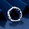 V Goud H Varkensneus Coole stijl Uitgeholde ring in Lichte luxe Geavanceerd gevoel Eenvoudig Veelzijdig ontwerp Mode