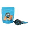 mylar bag 3.5g 7g Childproof 지퍼 저항성 냄새 증거 향 주머니 패키지 선명 창으로 꽃 포장 c 6 색 캘리포니아 관습