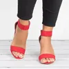 Klänningskor 2023 Spring High Heel Sandals Fashion Breattable Women's Open Toe Zipper Heels Sexy Leopard Print