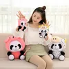 20 cm schattige panda Chinese dierenriem pluche gevulde pop speelgoed bank decor slaapkamer decoratie verjaardagscadeau Valentijnsdag aanwezig