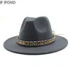 Береты, зимняя фетровая шляпа-федора для женщин, размеры 59-61 см, большие размеры, шляпы-трилби, джазовые шляпы, шапка для свадебной вечеринки, Chapeau Femme