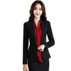 Women's Suits 2024 Women Blazer Solid Color Long Sleeves Single Button Streetwear Spring Autumn Slim Fit Turndown Collar Suit Coat For