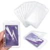 Titulaires de cartes 10pcs Couverture transparente Femmes Hommes Student Bus Holder Case Business S Bank ID Sleeve étanche Protéger