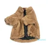 Calda giacca per cani Designer Animali domestici Abbigliamento Morbido Abbigliamento per cani Sublimazione Stampato Vecchio fiore Animale domestico invernale