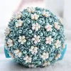 Bouquets De fleurs De mariage toutes perles avec ruban, accessoires De mariée De haute qualité, très chers, faits à la main