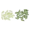 Green Transparent Small Leaves DIY Handmade Earrings Accessories Earrings Studs Bracelet Decoration Material 1224733