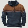 Men's Hoodies Vintage Western Ethnic Style Hoodie Hooded Sweatshirt Geometric Harajuku Pullover Jacket Oversized Casual Streetwear Tops