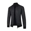 Camisolas masculinas 2023 outono/inverno estilo cardigan gola camisola de pelúcia casaco quente fio jaqueta de malha