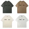 Herren Luxus Mode Hemd Ess Männer Essentialshirts Tops T-shirts T-shirt Casual Lose Kurzarm Classics T-shirts Baumwolle Sport T-shirts