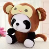 20 cm schattige panda Chinese dierenriem pluche gevulde pop speelgoed bank decor slaapkamer decoratie verjaardagscadeau Valentijnsdag aanwezig