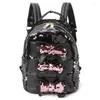 School Bags E74B Women Sequins Backpack Mini Shoulder Bag Travel Handbag Rucksack Satchel