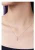 14K Gold Plated Women's Cross Necklace |Diamond Cross Pendant|Women's Gold Necklace/Faith Light Luxury Fashion Jewelry