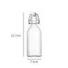 Wholesale pot belly catenase bottle Transparent glass sealed bottle juice drink bottle empty bottle of homemade fruit wine sub-bottle