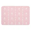 Tapis Pétales de fleurs Blanc Rose Cuisine Tapis de sol Salon Décor Tapis Maison Couloir Entrée Paillasson Balcon Porte Anti Slip Tapis