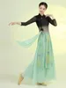 Scena noszona tradycyjna w stylu chińskiego kostium tańca klasyczny żeńskie odzież narodowa elegancka praktyka wykonania ubrania