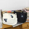 Umhängetaschen Damen-Umhängetasche mit Reißverschluss, mehrere Taschen, Sternschrift-Tasche, großes Fassungsvermögen, Umhängetasche, modische Handtasche, Schüler-Schultasche, catlin_fashion_bags