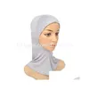 Acessórios de cabelo Moda Muçulmana Underscarf Mulheres Inner Hijab Caps Algodão Lenços Turbante Cor Sólida Lenço Islâmico Turbante Drop Dhbec