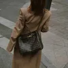 7A Véritable cuir BVS Designer Sac Andiamo boucle en métal en peau de mouton tissé épaule unique portable bandoulière document officiel pour les femmes Tong Liya style XA2PD