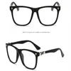 Hommes femmes mode lunettes sur cadre nom marque concepteur plaine lunettes optique-lunetterie myopie Oculos264h