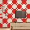 Bakgrundsbilder modern 3D -cirkel tapetrulle för väggar svart grå geometrisk ktv rum soffa TV bakgrund vattentät vägg papper papper pintado