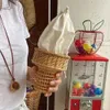 Shoulder Bags Ice Cream Bag Bag Wicker Women's Bag Ollow Women's Fun Wallet Soulder Bag Beach Bagstylishhandbagsstore