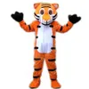 Boże Narodzenie Tiger Mascot Costumes Halloween Fancy Party Sukienka Mężczyźni Kobiety Kreskówka Posta