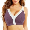 Bras Sexy Beha Kant Vrouwen Voorkant Clre Draadvrij Ondergoed Comfortabele Lingerie Katoenen Bralette Grote Buste 52120 B C 231027