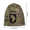 Berets Airborne Division Camouflage Bonnet Hats Army Camo Skullies Beanies For Men Knitting Warm Thermal Elastic Unisex Cap