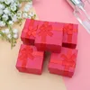 Jewelry Pouches 12 Pcs Ring Box Bow Ribbon Gift Baskets Bow- Knot Earrings Storage Paper Container