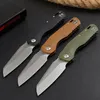 Тактический складной нож MSI M390MK Stone Wash Tanto Point Blade G10 Ручка Уличные карманные ножи EDC в розничной упаковке