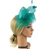 Bandana's Fascinator Hoeden Dames Tea Party Gekleurde haarclips Dames Fascinators