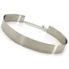 Riemen Luxe Mode Taille Ornament Vrouwen Verstelbare Lovertjes Metalen Brede Riem Goud Zilver Kleur Spiegel Tailleband