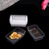 Plates 200 Pcs Mung Bean Cake Blister Inner Tray Snack Trays Plastic Biscuit Dessert Serving