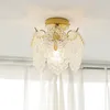 Ceiling Lights Modern LED Glass For Living Room Bedroom Aisle Lamps Luxury Crystal Chandeliers Indoor Lighting Fixtures