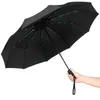 Parapluies résistant au vent automatique ombre parapluie hommes renforcé grande voiture coupe-vent pliant extérieur parasol soleil