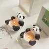 Bougeoirs dessin animé mignon Panda géant gypse chandelier thé cire décoration cadeau de saint valentin