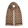 Xales designer de luxo marca inverno cobertor cachecol xales para mulheres quente pashmina carta impressão grande envoltório cashmere foulard longo roubou 231027
