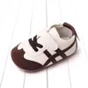 Criando First Walkers Anti-Slip Slip Shot Shoes Shoes Babyshoes Fashion Stripes 0-12m tênis de bebê