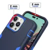 Magnet Car Bracket Cases For Iphone 15 Pro Max 14 Plus 13 12 11 X XS XR 8 7 6 2 in 1 Defender 2in1 Hybrid Layer Hard Plastic PC Soft TPU Heavy Duty Shockproof Phone Back Cover