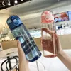 bouteille d'eau 780 ml bouteille d'eau d'école portable en plastique utilisée pour boire des tasses de thé sports de plein air fournitures de camping café boissons pour enfants sans odeur 231030