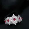 Bangle Selling Women's Personalized Fashion Luxury Rhinestone Elastic Open Bracelet Shiny Crystal Bridal Wedding Bracele