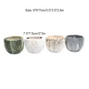 Vases 4pcs Céramique Dégradable Pot de plantes succulentes Résistant à la corrosion et durable Pas facile à déformer