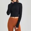 Chemises actives à capuche, veste de Yoga, haut amincissant confortable, collants de sport de course à pied pour femmes, manteau à manches longues avec fermeture éclair