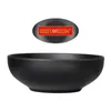 Dinnerware Sets ONZON Dinner Bowl A5 Melamine Noddle Container Black Tableware Japanese Style Serving Porcelain