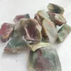 Figurines décoratives en gros seulement endroit dans le monde violet vert Agate Qin Jade ancien chinois mystérieux pierre brute bijoux matériel