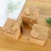 Confezione regalo 10 pezzi di scatola di cartone bianca fai da te per biscotti al sapone, confezione di gioielli, caramelle, torte, carta kraft