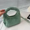 borsa firmata borsa tote borsa autunno e inverno borsa in peluche borsa moda borsa color caramello borsa di grande capacità ultimi modelli