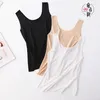 Tanks Femmes 5XL Chemises de nuit Femmes Sexy Sleep Ice Soie Chemise de nuit Slim Gilet sans couture Robe Dames Chemise de nuit Bottoming Tank Top Plus Taille